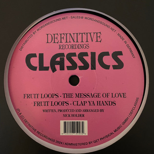 Fruit Loops - Fruit Loops — back sleeve
