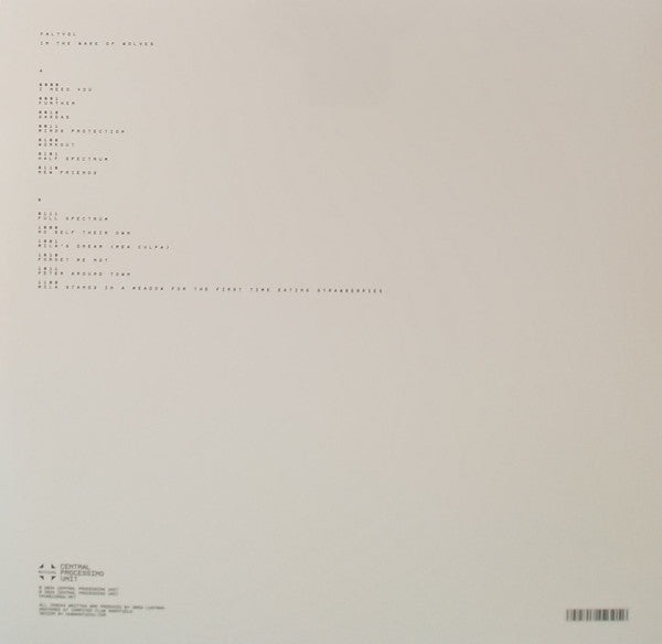 FaltyDL - In The Wake Of Wolves — back sleeve