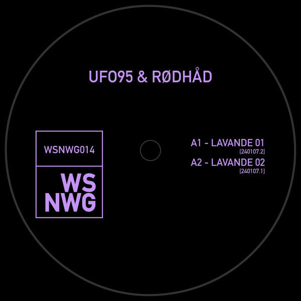 UFO95 & Rødhåd - Lavande — front sleeve