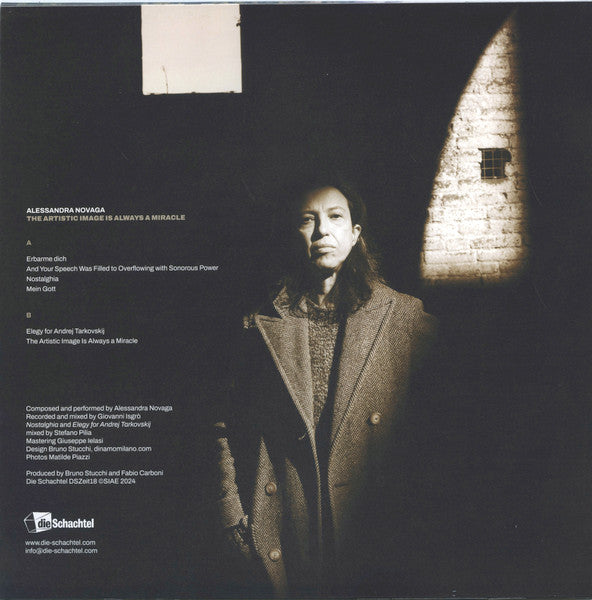 Alessandra Novaga - The Artistic Image Is Always A Miracle — back sleeve