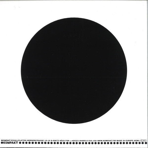 Orlando Voorn - No Cellphones EP — back sleeve