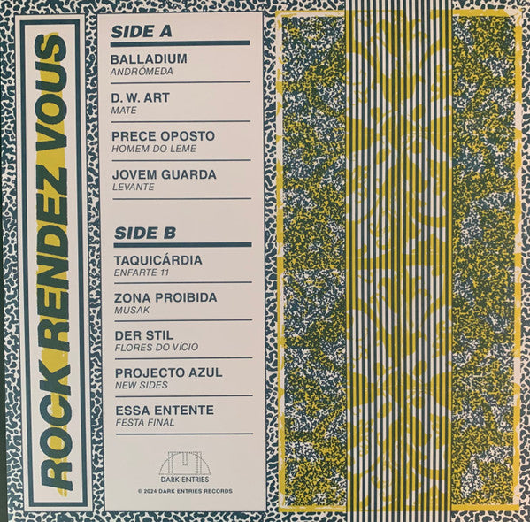 Various - Rock Rendez Vous: Música Moderna Portuguesa 1985-1986 — back sleeve