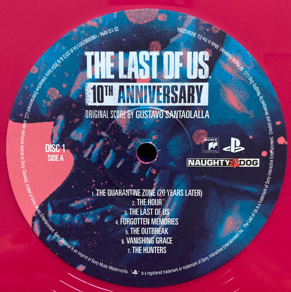 Gustavo Santaolalla : The Last Of Us (10th Anniversary) (2xLP, Album, Red + 2xLP, Album, Blu + Box, Comp, L)