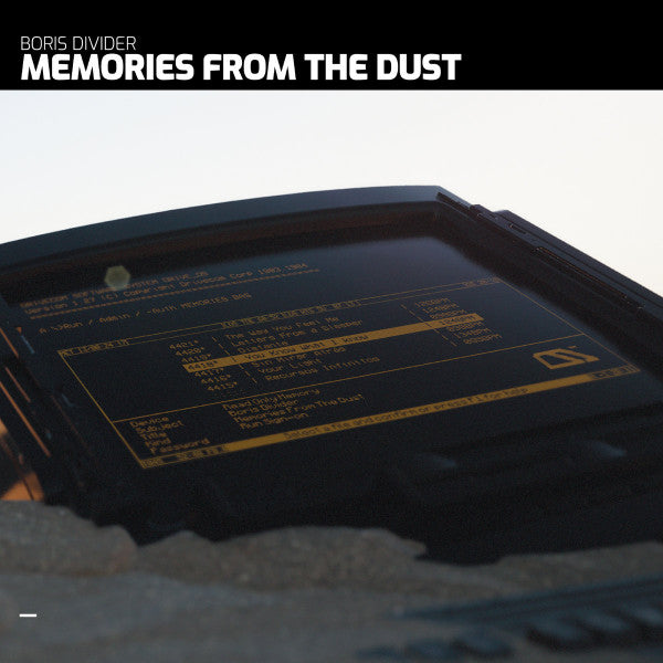 Boris Divider - Memories From The Dust — front sleeve