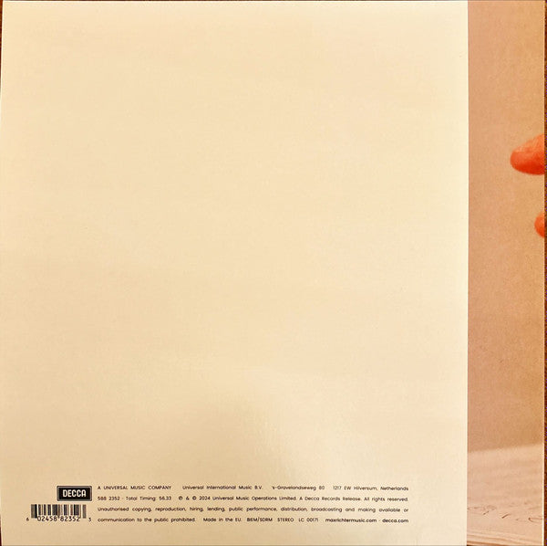 Max Richter - In A Landscape — back sleeve