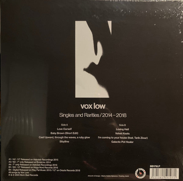 Vox Low - Singles And Rarities / 2014-2018 — back sleeve