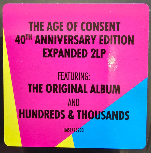 Bronski Beat - The Age Of Consent — back sleeve