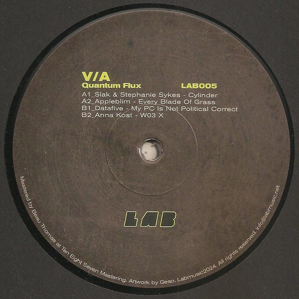 Various - Quantum Flux — front sleeve