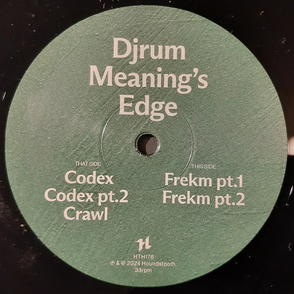 DJ Rum : Meaning's Edge (12", EP)