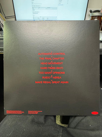 Regal aka AcidBoy - The Final Chapter (Part One) — back sleeve