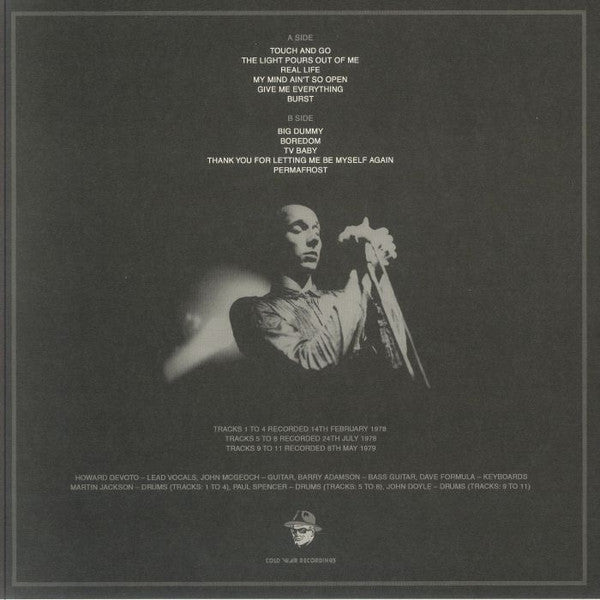 Magazine - Peel Sessions 1978/79 — back sleeve