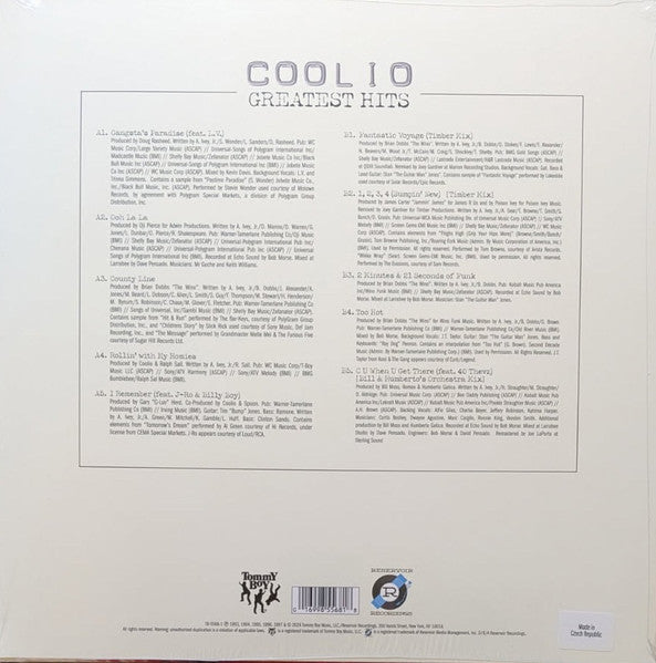 Coolio - Greatest Hits — back sleeve