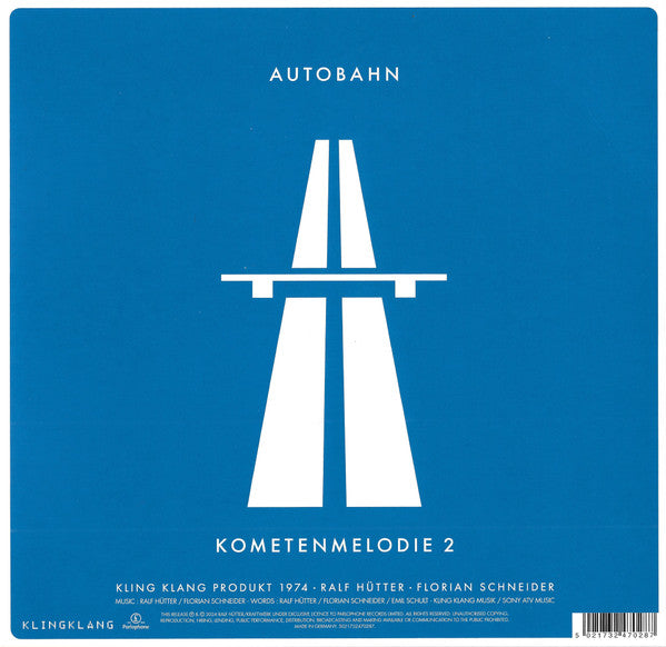 Kraftwerk - Autobahn — back sleeve