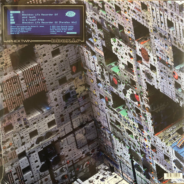 Aphex Twin - Blackbox Life Recorder 21f / In A Room7 F760 — back sleeve