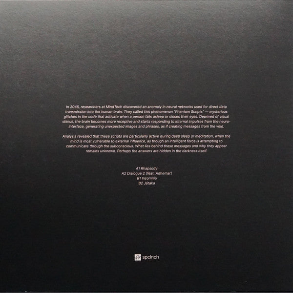 Toki Fuko - Phantom Scripts — back sleeve