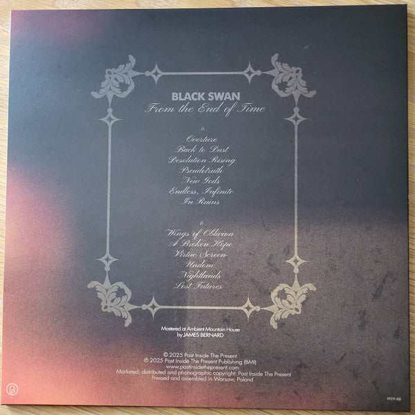 Black Swan - From The End Of Time — back sleeve