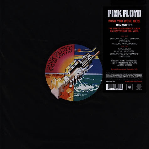 Pink Floyd - Wish You Were Here — front sleeve