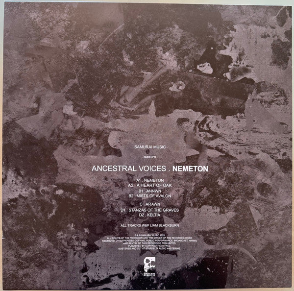 Ancestral Voices - Nemeton — back sleeve