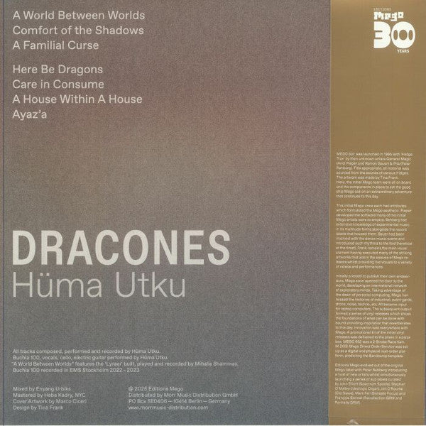 Hüma Utku - Dracones — back sleeve