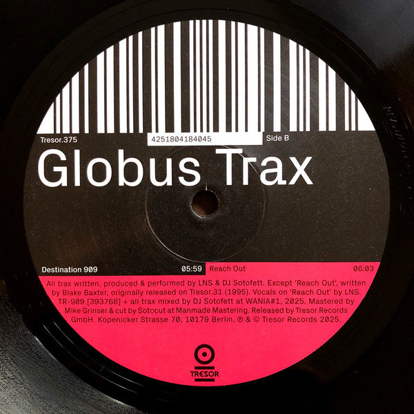 LNS & DJ Sotofett - Globus Trax — back sleeve