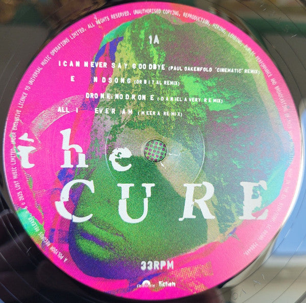 The Cure - Mixes Of A Lost World — back sleeve