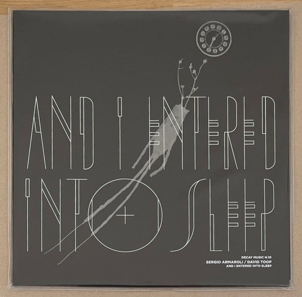 Sergio Armaroli / David Toop - And I Entered Into Sleep — front sleeve