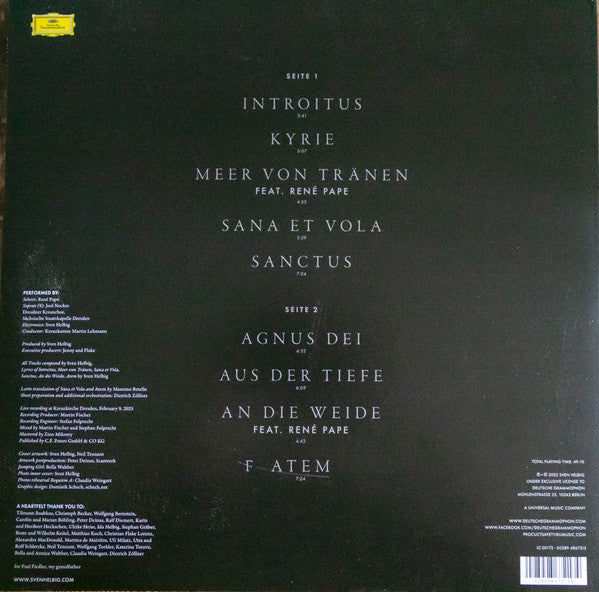 Sven Helbig - Requiem A — back sleeve