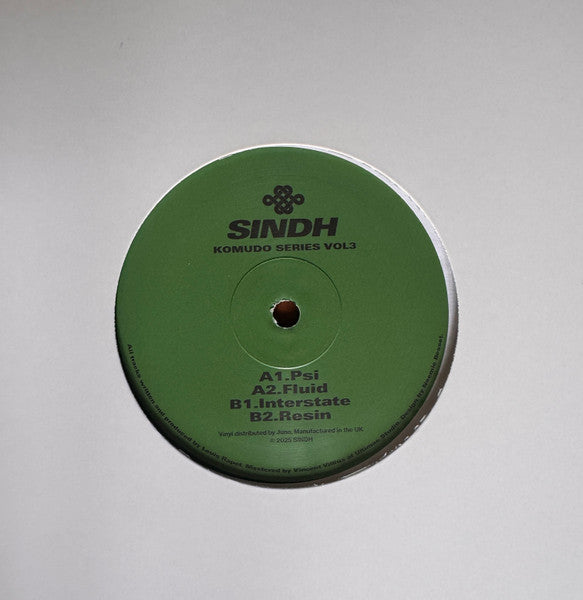Sindh - Komudo Series Vol 3 — front sleeve