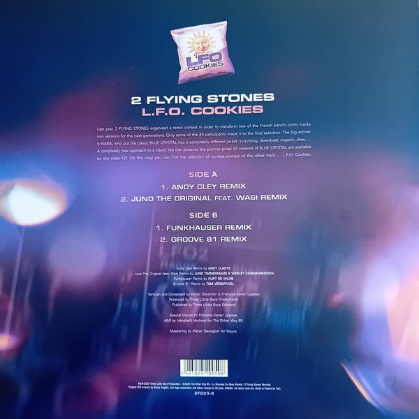 2 Flying Stones - LFO Cookies — back sleeve