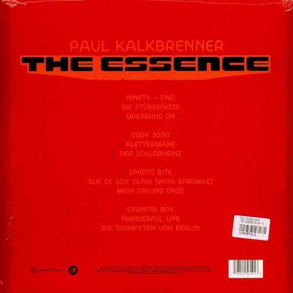 Paul Kalkbrenner - The Essence — back sleeve