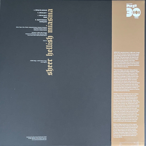 Kevin Drumm - Sheer Hellish Miasma — back sleeve