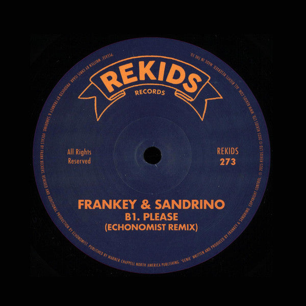 Frankey & Sandrino - Please EP — front sleeve