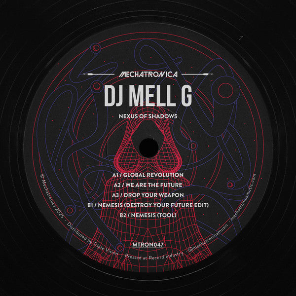 DJ MELL G - Nexus Of Shadows — front sleeve