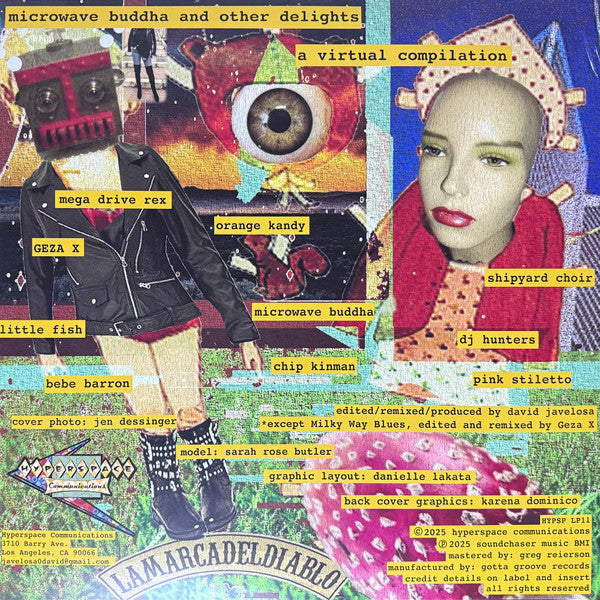 Various - Microwave Buddha & Other Delights: A Virtual Compilation Of Collaborations & Remixes — back sleeve