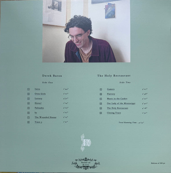 Derek Baron - The Holy Restaurant — back sleeve