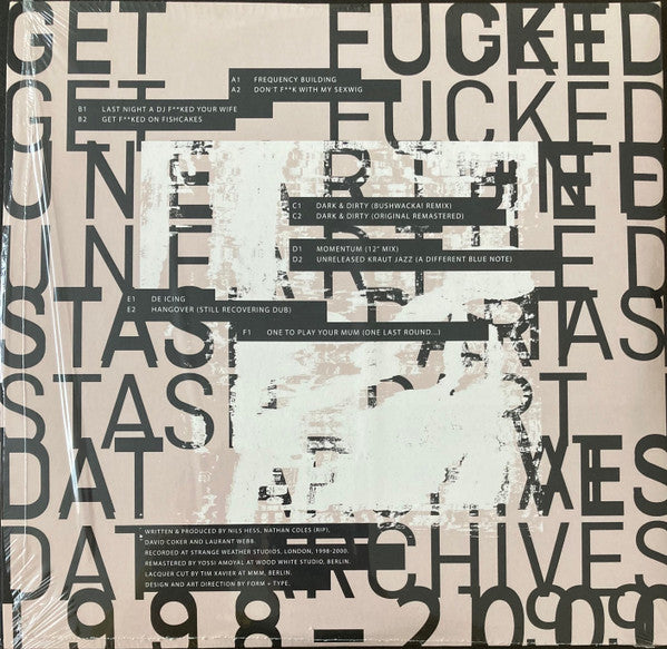 Get Fucked - Unearthed Stash: DAT Archives 1998-2000 — back sleeve