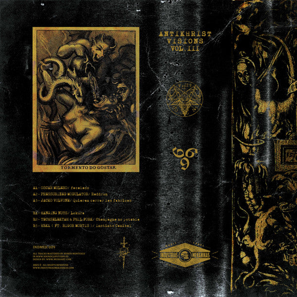 Various - Antikhrist Visions Vol III — back sleeve