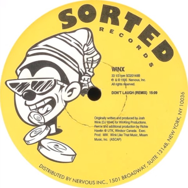 Josh Wink - Don't Laugh (Remix) — front sleeve
