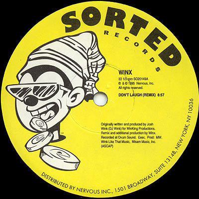 Josh Wink - Don't Laugh (Remix) — back sleeve