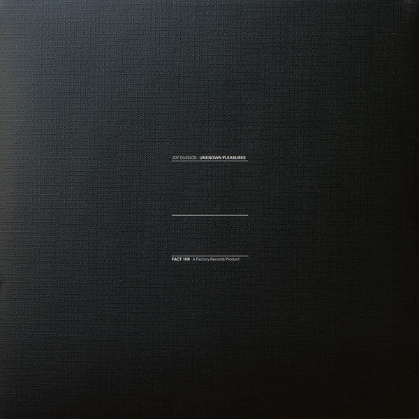 Joy Division - Unknown Pleasures — back sleeve