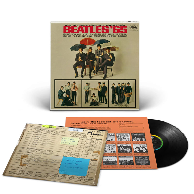 The Beatles - Beatles '65 — back sleeve