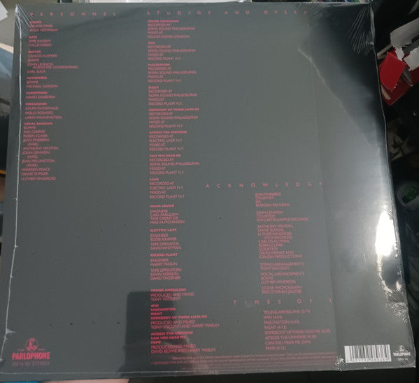 David Bowie - Young Americans — back sleeve