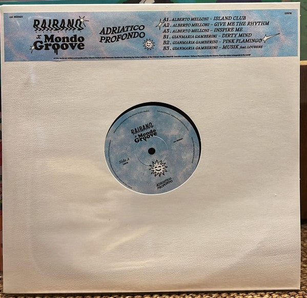 Alberto Melloni, Gianmaria Gamberini – Adriatico Profondo (12", Ltd) vinyl record | Paranoise Records