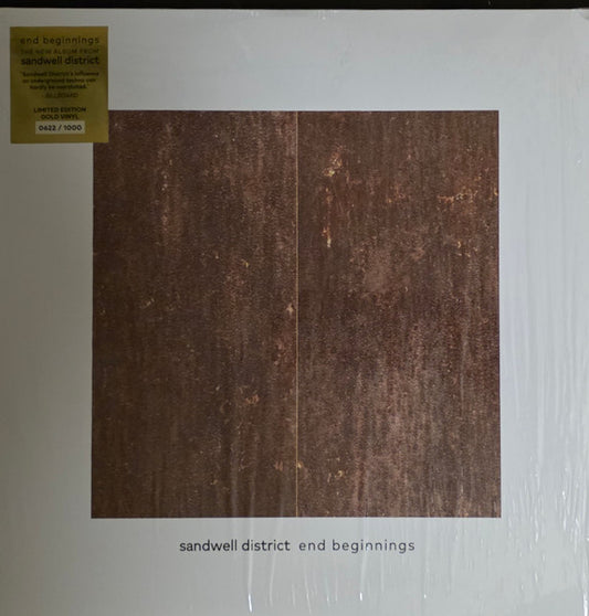 Sandwell District – End Beginnings (2xLP, Album, Ltd, Num, RE, Gol) vinyl record | Paranoise Records