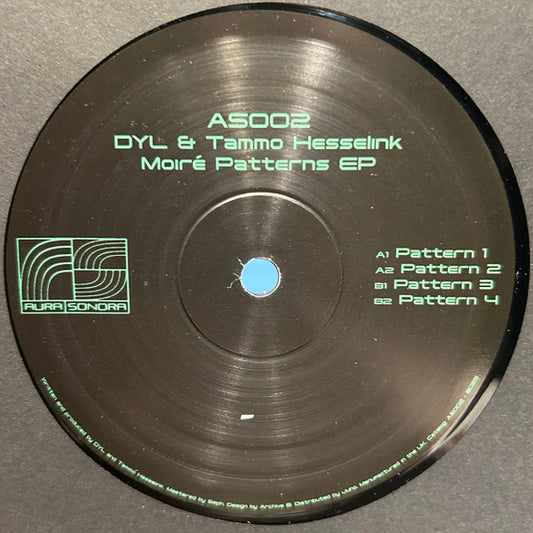 DYL (3) & Tammo Hesselink – Moiré Patterns EP (12", EP) vinyl record | Paranoise Records
