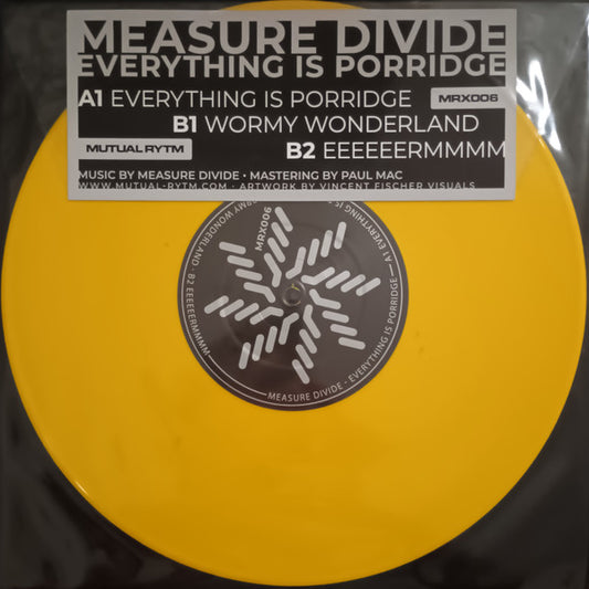 Measure Divide – Everything Is Porridge (10", Yel) vinyl record | Paranoise Records