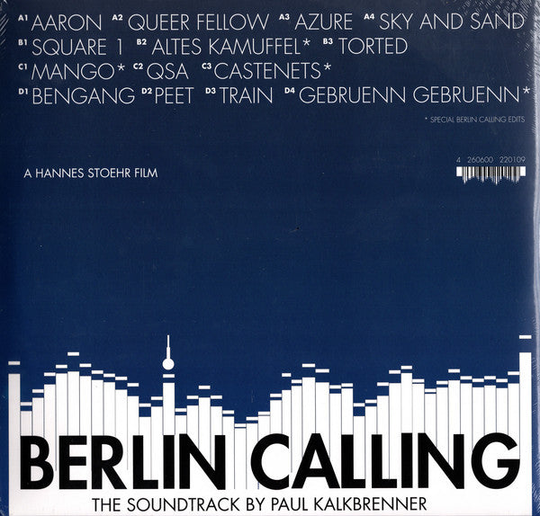 Paul Kalkbrenner - Berlin Calling (The Soundtrack) — back sleeve