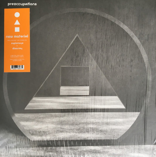 Preoccupations – New Material (LP, Album, Ltd, Ora) vinyl record | Paranoise Records