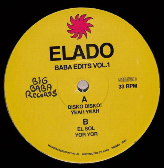 Elado – Baba Edits Vol. 1 (12", 180) vinyl record | Paranoise Records
