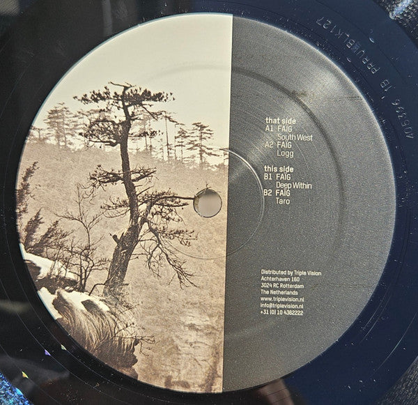 FAÏG - South West EP — back sleeve